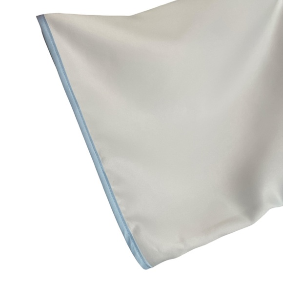 Brides Lilac+London 2-pc. Mrs. Bride Satin Chemise Wrapper Robe Set Wedding Med - Picture 11 of 12